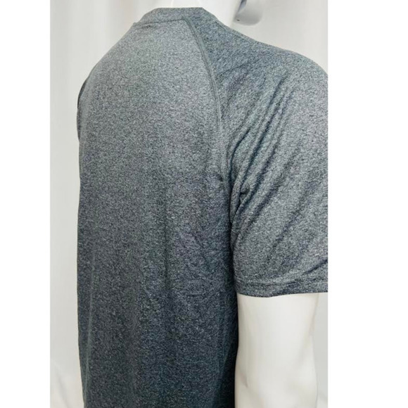 NWT! EvoShield Men's Ecomm Tech Baseball T-Shirt Blk/Gry Heather XL - Picture 6 of 6